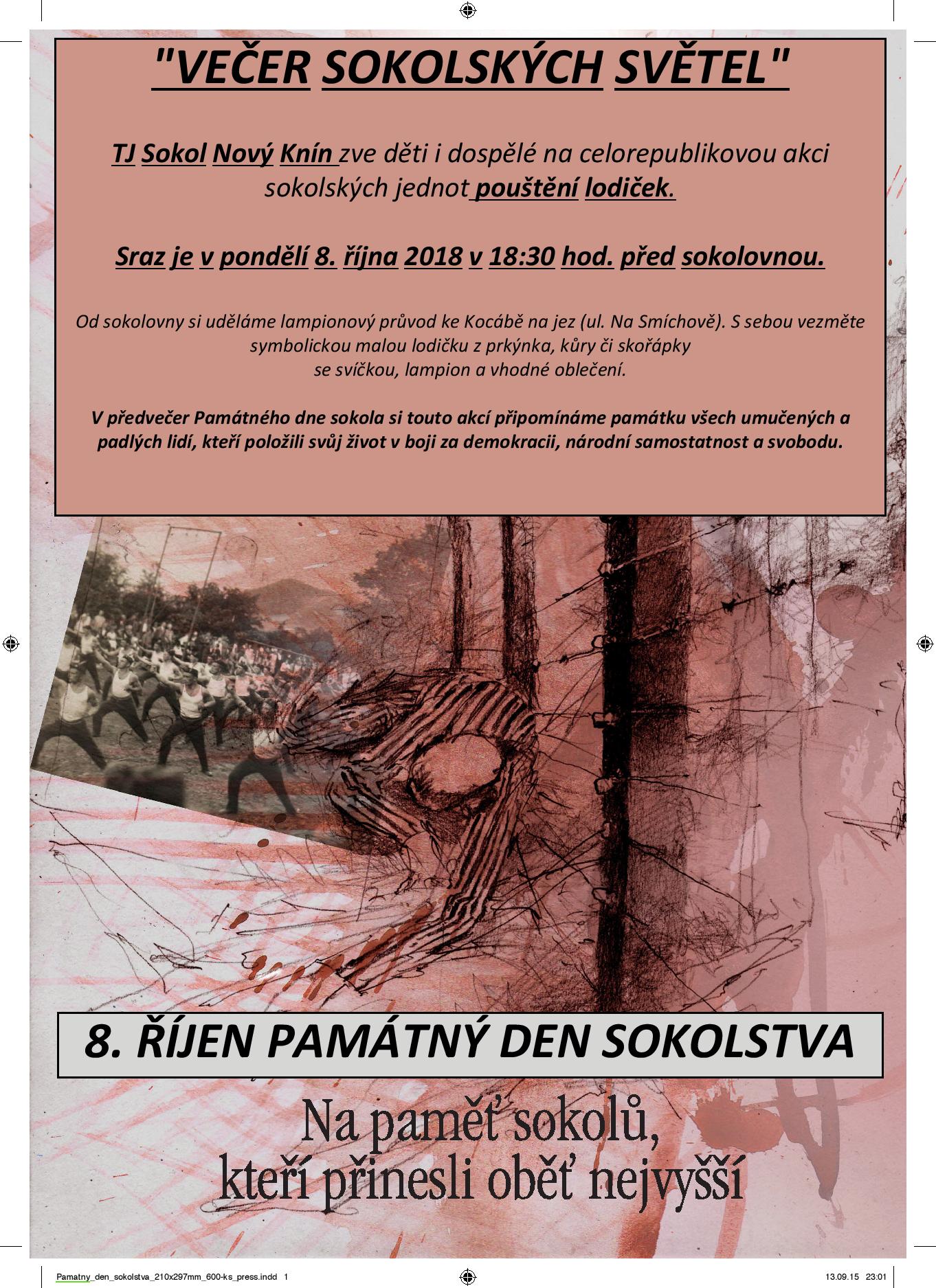Večer sokolských světel 2018
