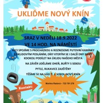 Plakát ukliďme Nový Knín 2022 (2)