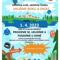 Plakát ukliďme Nový Knín 2023 jaro (1)
