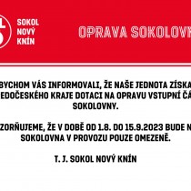 OPRAVA SOKOLOVNY