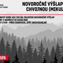 Novoroční výšlap půl strany